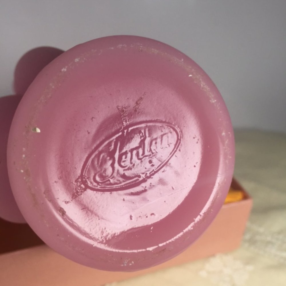 Vintage Fenton Art Glass Pink Satin 6" Vase - Picture 3 of 4